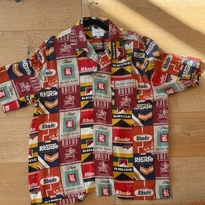 Rhude Red and Blue cigarette Men's Shirt